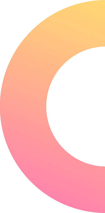 Orange Pink Half Circle Transparent copy