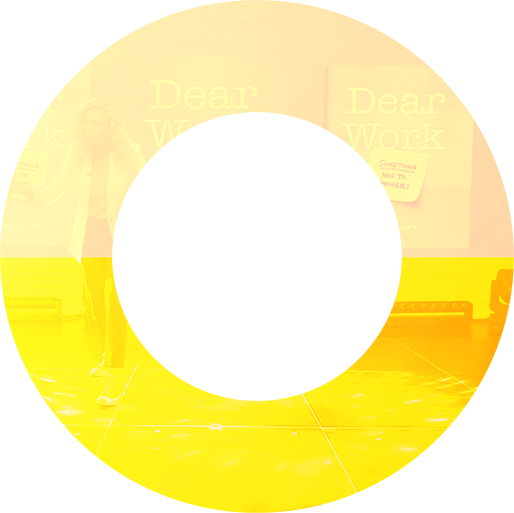 dear work yellow circle